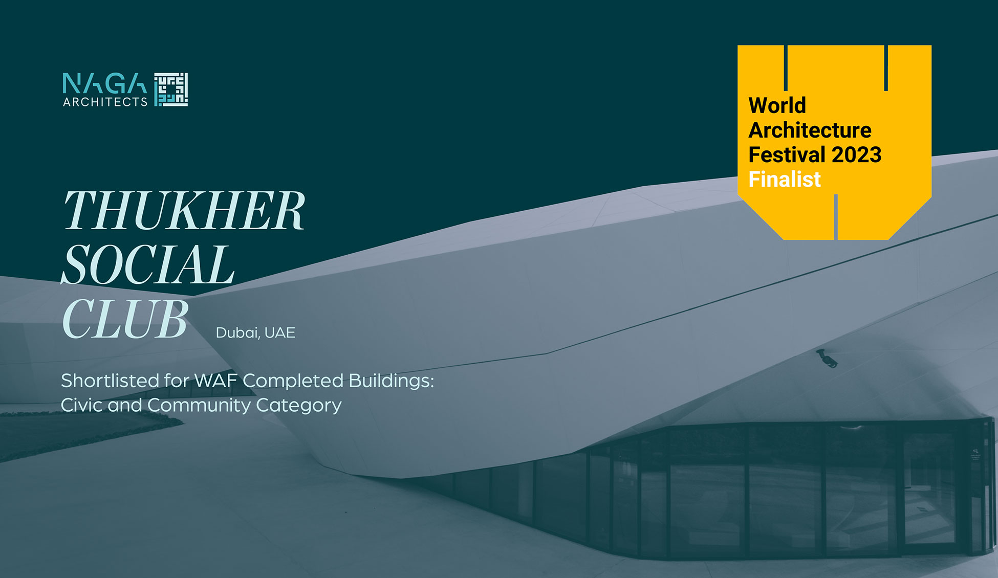 Read more about the article Thukher Social Club shortlisted for WAF Completed Buildings